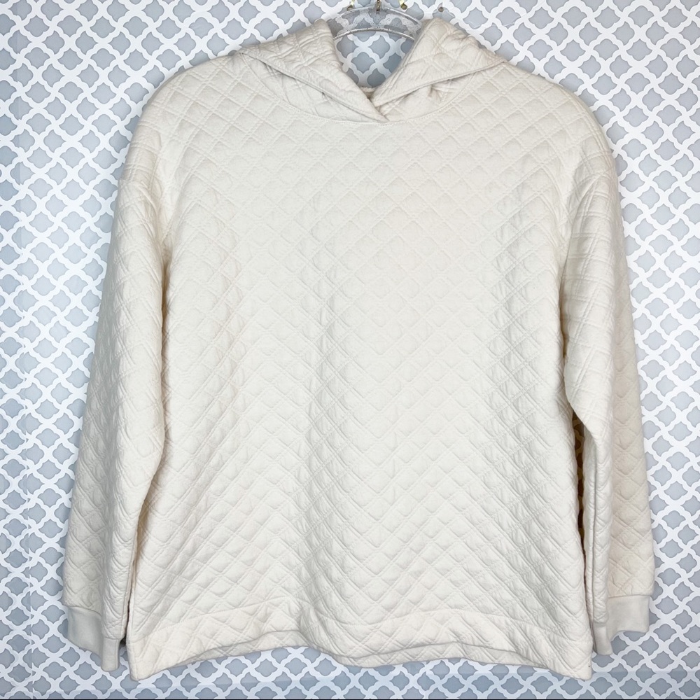 NWOT Madewell (Re)sourced Quilted Hoodie Sweatshirt